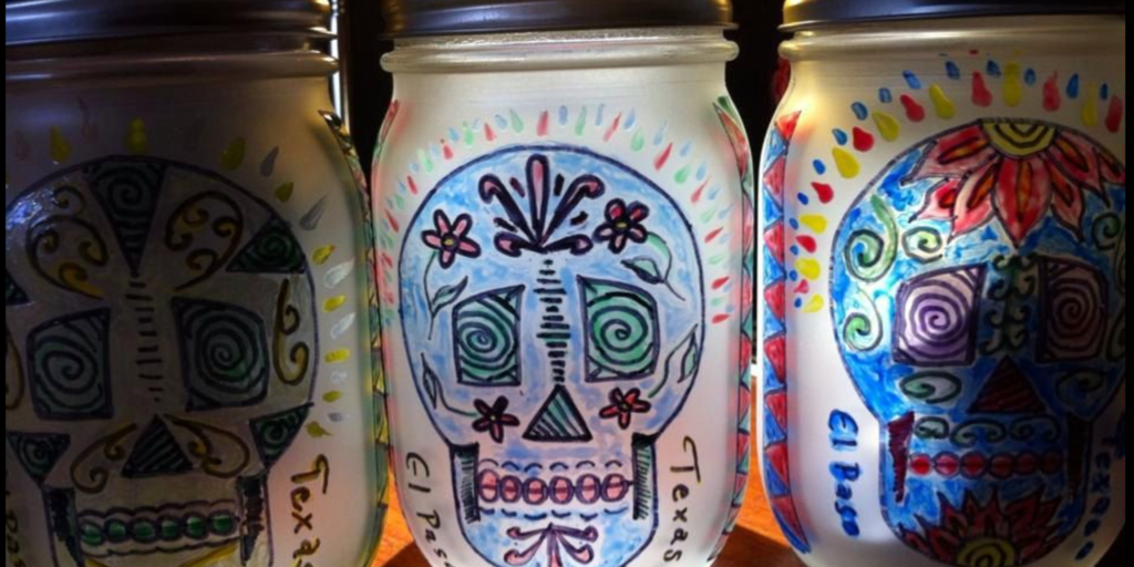 Día de los Muertos Memory Jars