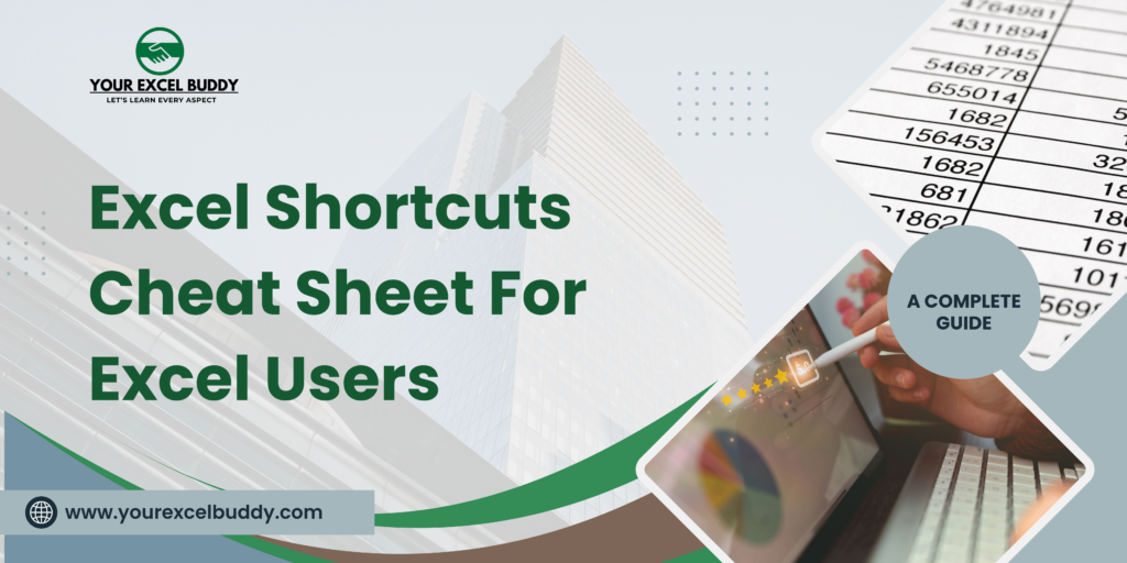 Excel Shortcuts Cheat Sheet For Excel Users