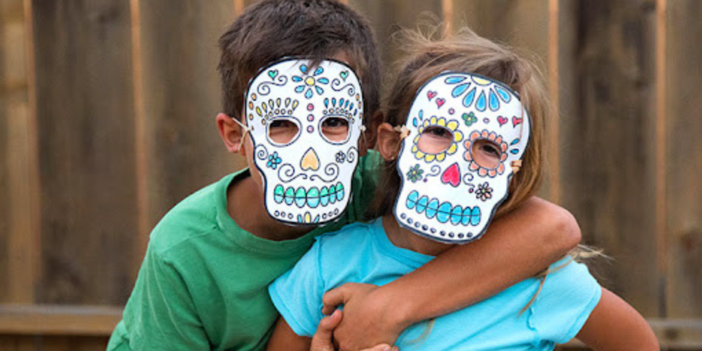 Skeleton-themed Party Masks