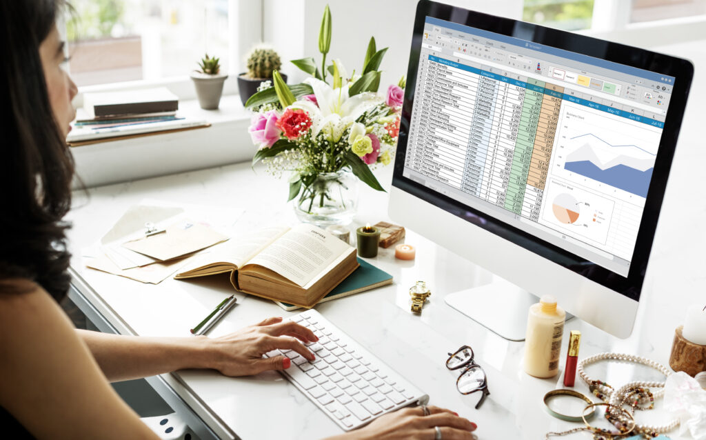 data information report statistics strategy concept